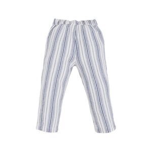 Babycottons Girls  Striped Pant, White